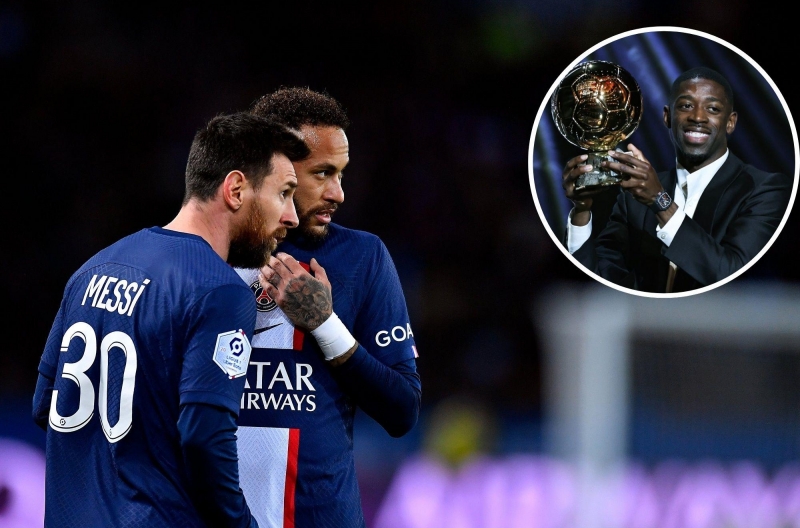 Dembele uses the Ballon d&#39;Or to demand a huge salary, PSG refuses due to Messi and Neymar