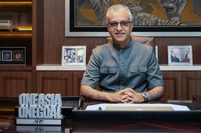 AFC President delivers a message to Asian football