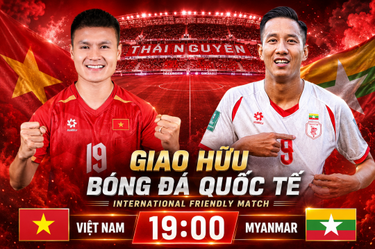 VTV5 and VTV6 live football today 18/7: Vietnam vs Myanmar