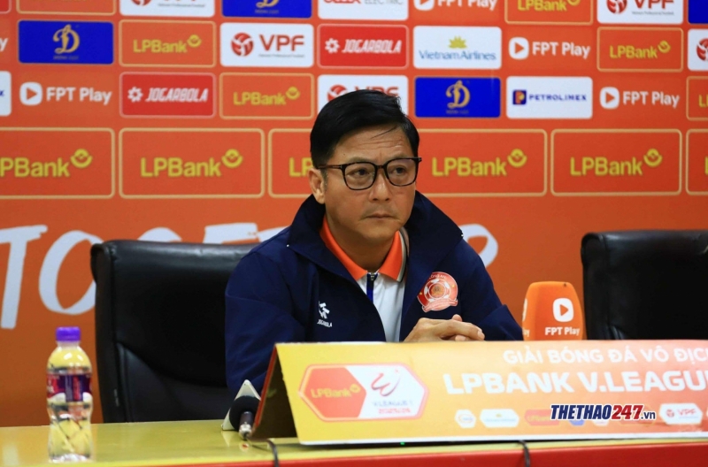Coach Huỳnh Đức highlighted several issues faced by Ho Chi Minh City Police after their defeat to CAHN.