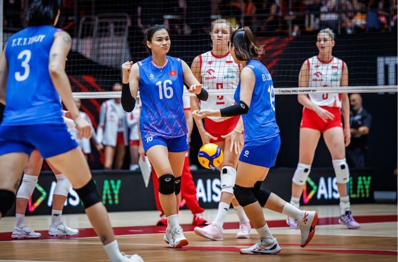 Vi Thị Như Quỳnh sparks excitement at the Volleyball World Championship