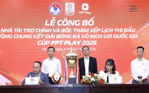 FPT PLAY is the main sponsor of the 2026 National U21 Finals.