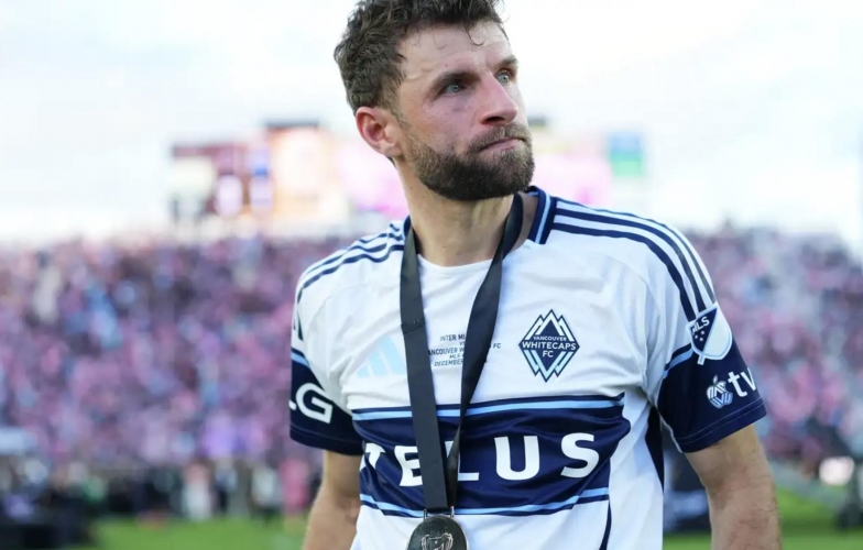 Thomas Muller 面露失望,敗給了梅西