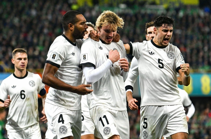 A narrow win over Northern Ireland keeps Germany top of the group