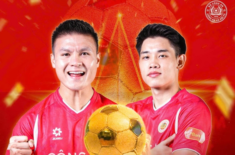 Quang Hải and Đình Bắc are determined to give a grand Tet gift to Vietnamese fans.