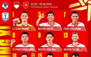 Vietnam vs Indonesia starting lineup: Dinh Bac starts, Coach Kim Sang Sik benches three key players