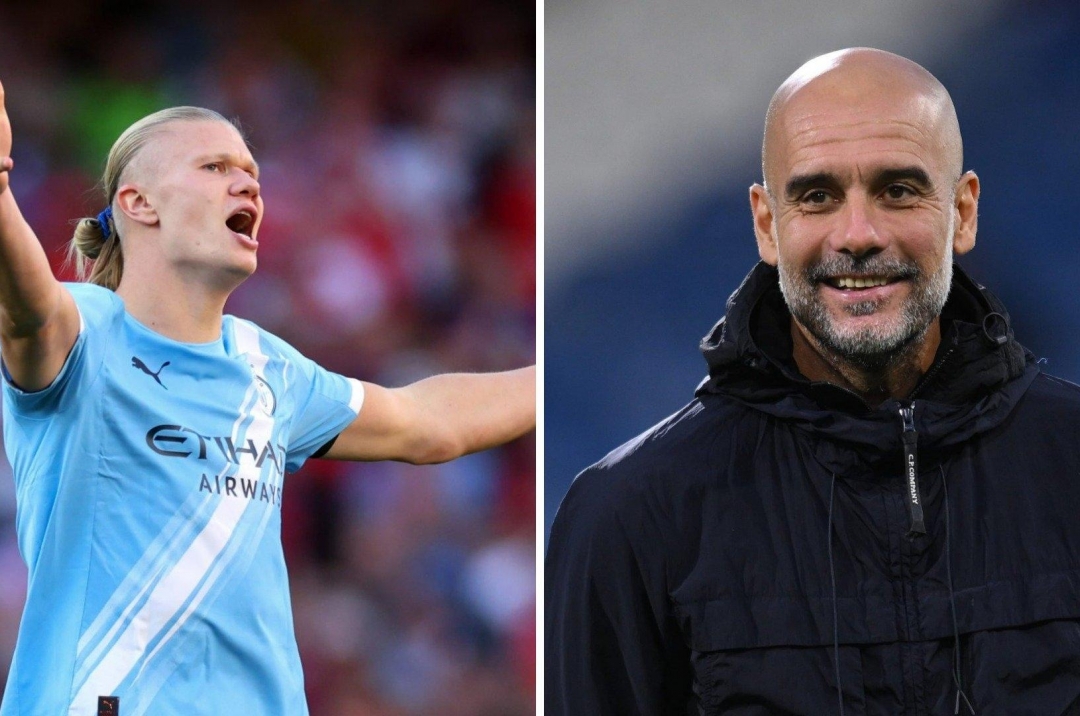 Coach Pep Guardiola: 'Haaland's numbers are absolutely insane'