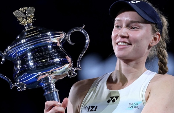 Defeating Sabalenka, Rybakina clinches the 2026 Australian Open title