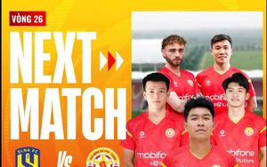 Live football link: Song Lam Nghe An vs PVF-CAND at 6:00 PM, V.League Round 26