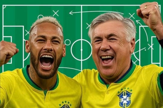 Nóng: Coach Ancelotti finalizes Neymar's future with the Brazil national team