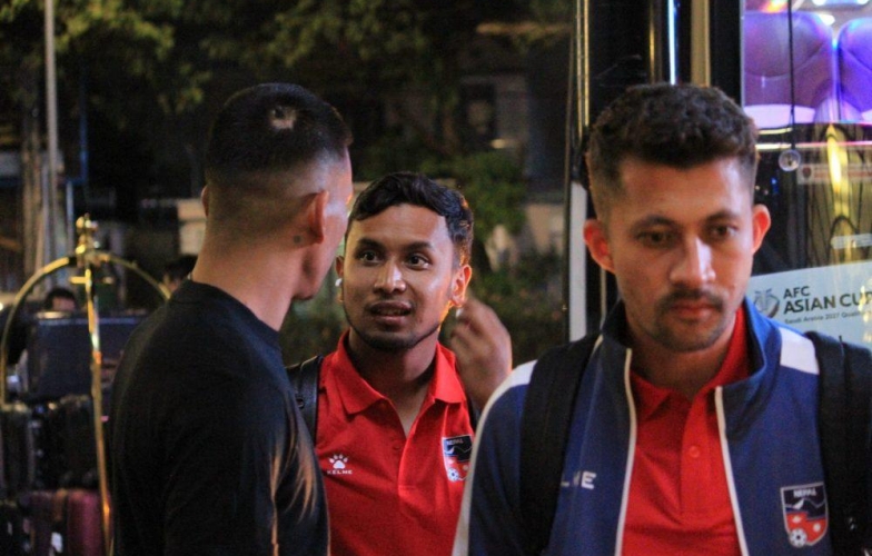 Nepal National Team Arrives, Ready to Face Vietnam at the Asian Cup