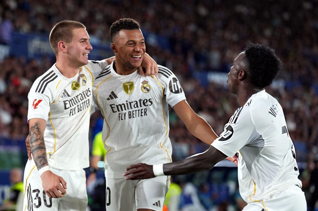 Mbappe and Vinicius shine as Real Madrid solidify their lead in La Liga