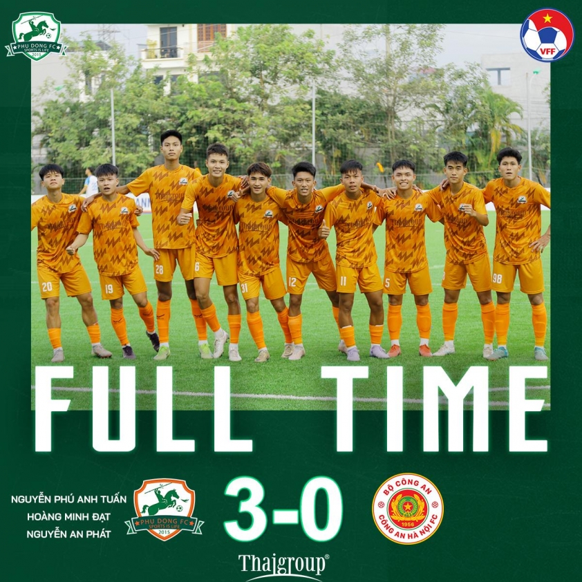 CLB Phù Đổng thắng trận đầu tiên sau khi hồi sinh ở giải hạng 3 729893