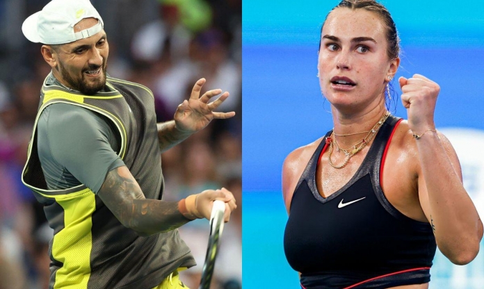 Sabalenka và Kyrgios tái hiện 'Trận chiến giới tính' huyền thoại tại Dubai
