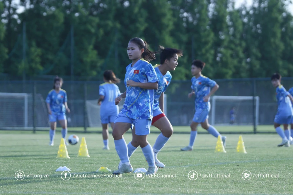 U17 nữ Việt Nam quyết tâm vượt Australia vào bán kết giải châu Á - Ảnh 1.