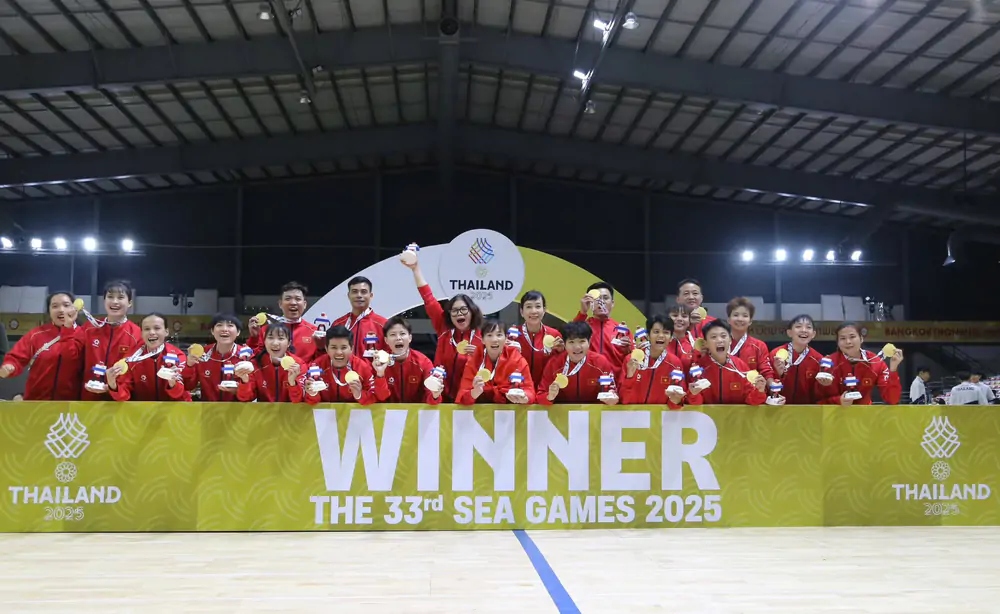 SEA Games 2027 chốt 3 nội dung bóng đá, futsal nữ Việt Nam mất cơ hội bảo vệ HCV - Ảnh 1. SEA Games 2027 chốt 3 nội dung bóng đá, futsal nữ Việt Nam mất cơ hội bảo vệ HCV - Ảnh 1.