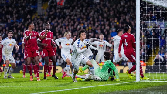 Liverpool suffered a heartbreaking loss of victory after a thrilling chase at Elland Road.