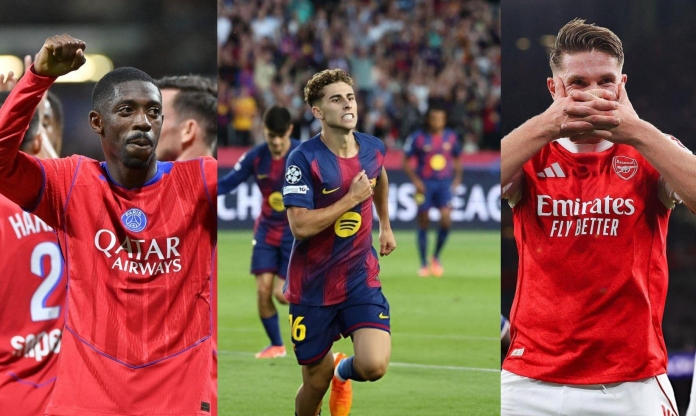 Kết quả Cúp C1 hôm nay 22/10: PSG, Arsenal cùng Barca tạo 'mưa bàn thắng'