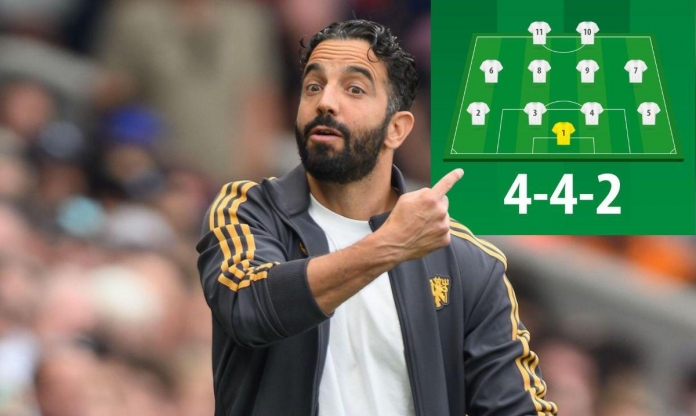 HLV Ruben Amorim: 'Man Utd có thể thắng nhiều hơn nếu đá 4-4-2'