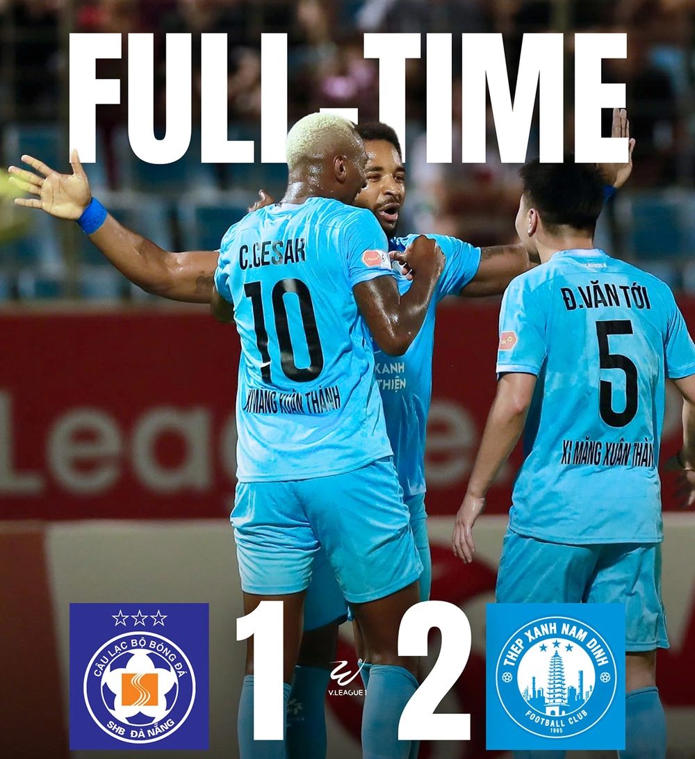 Kết quả V-League hôm nay: Nam Định thắng nghẹt thở ở Đà Nẵng, Thanh Hóa chia điểm SLNA - Ảnh 2.