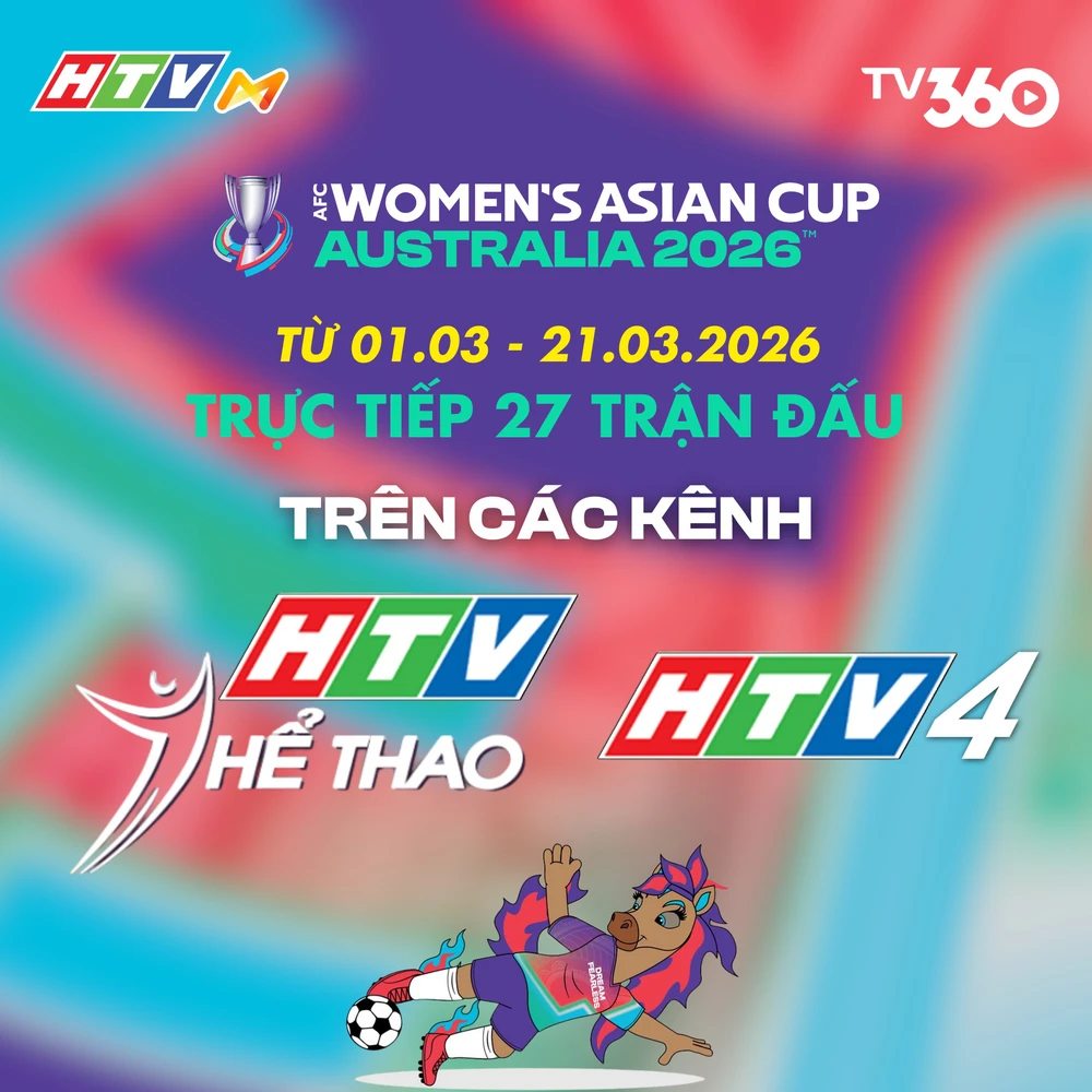 2 đài truyền hình của Việt Nam phát sóng trực tiếp trận đấu của ĐT nữ Việt Nam ở giải châu Á 2026 - Ảnh 3.