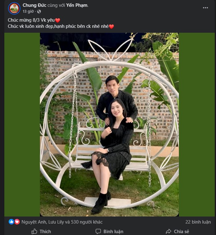 Ngày 8/3: Hoa khôi bóng chuyền Phạm Thị Yến nhận lời chúc ngọt ngào từ chồng; Đình Bắc mong mẹ bình an - Ảnh 3.