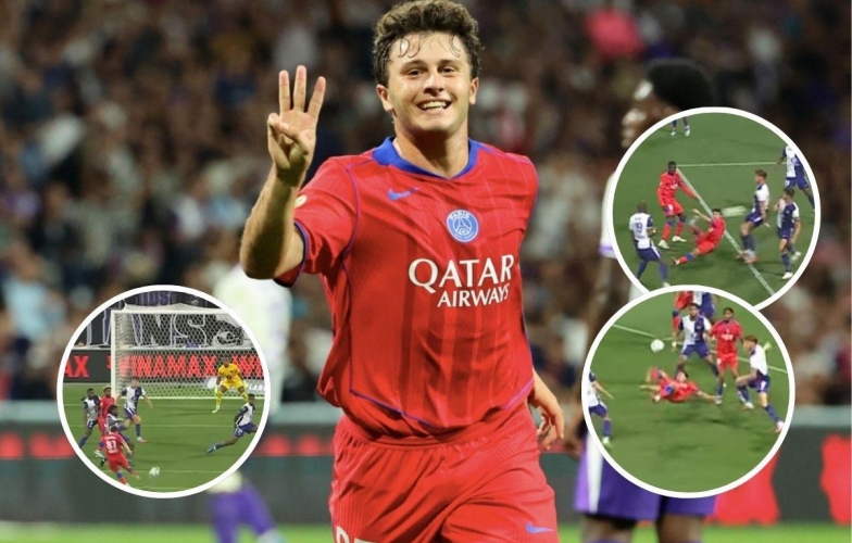 Joao Neves scored a hat-trick for PSG, making all of Europe take notice