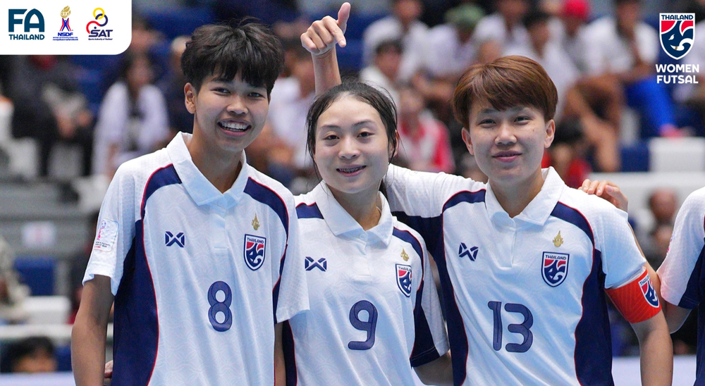 Futsal nữ Việt Nam khẳng định bản lĩnh nhà vô địch trước thử thách chủ nhà Thái Lan - Ảnh 1. Futsal nữ Việt Nam khẳng định bản lĩnh nhà vô địch trước thử thách chủ nhà Thái Lan - Ảnh 1.