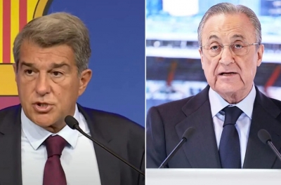 Real Madrid files a complaint, urging UEFA to strip Barcelona of its titles.