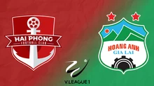Live stream link for the Hải Phòng vs Hoàng Anh Gia Lai football match at 18:00 today, V-League round 7