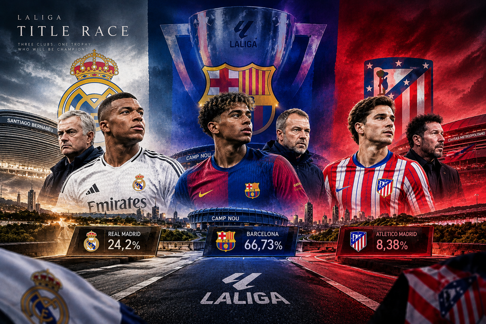 Ba gương mặt của cuộc đua vô địch La Liga - Ảnh 1. Ba gương mặt của cuộc đua vô địch La Liga - Ảnh 1.