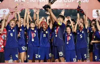Thailand's national team wins international friendly tournament, extending their hot streak