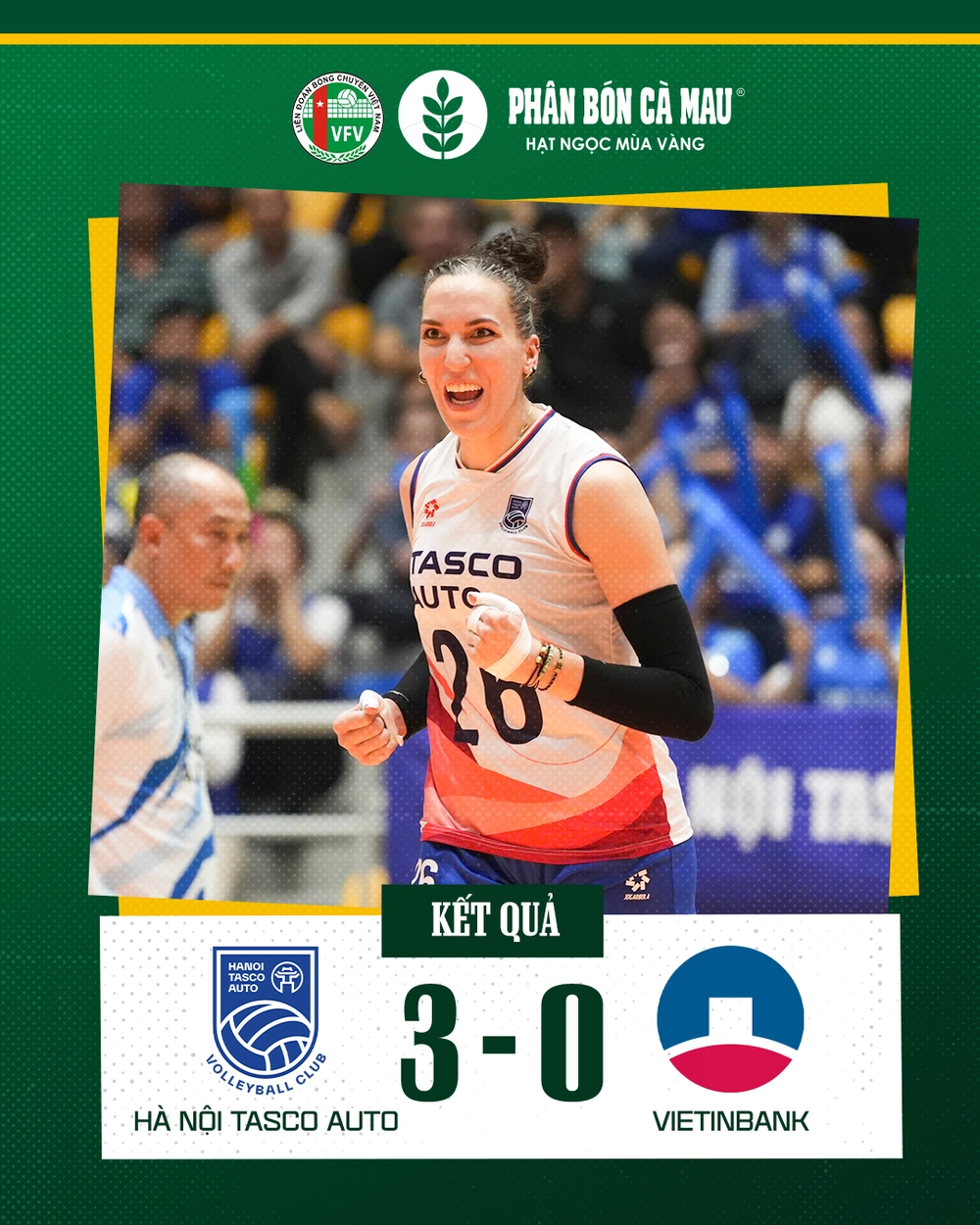 Thắng chóng vánh đối thủ, đội bóng chuyền nữ toàn sao của HLV Tuấn Kiệt khẳng định sức mạnh ở giải VĐQG 2026 - Ảnh 1.