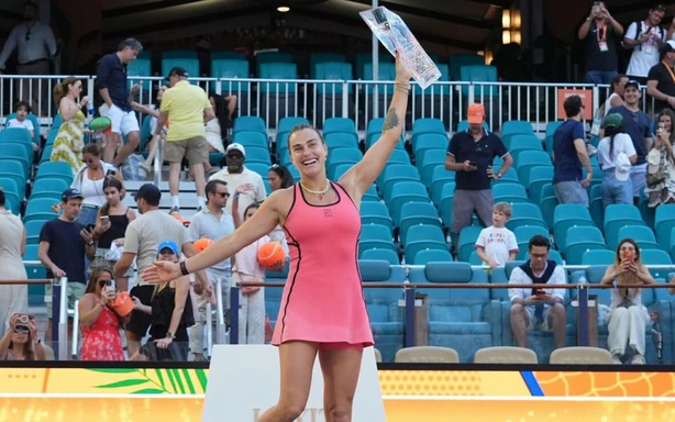 Defying the host nation's hopes, Sabalenka successfully defends her Miami Open title, achieving a remarkable milestone.