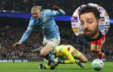 Bernardo Silva criticizes the referee after Manchester City's damaging draw