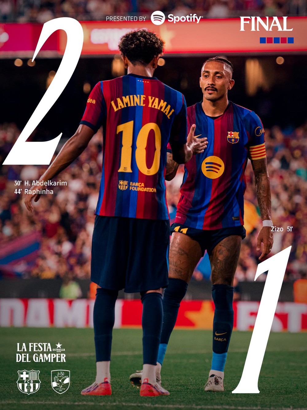 Thần đồng 18 tuổi người Ai Cập ghi bàn, Barcelona giành danh hiệu đầu tiên ở mùa giải mới - Ảnh 2. Barcelona