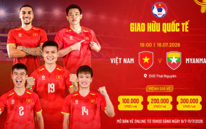 Tickets for the Vietnam-Myanmar friendly match are nearly sold out.