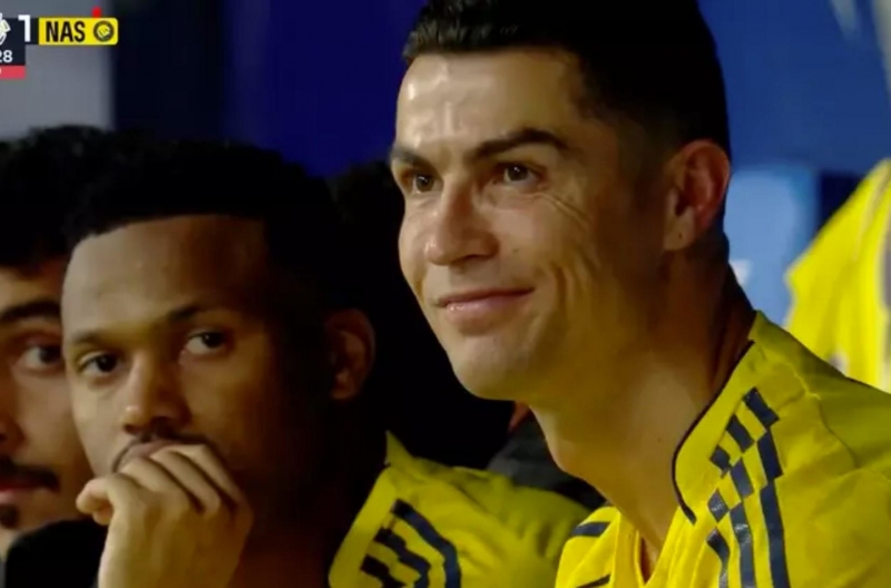 Ronaldo's feverish reaction when Al Nassr suffered a painful defeat to Al Hilal