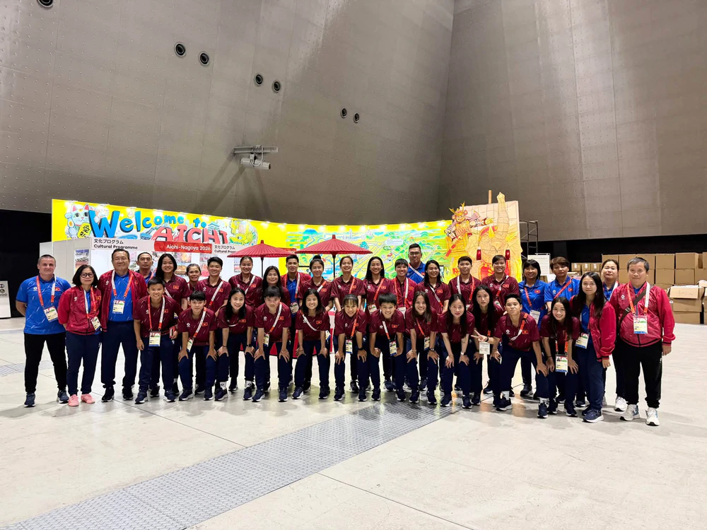 Đội tuyển nữ Việt Nam tới Nhật Bản, tranh tài tại ASIAD 2026 - Ảnh 1. Đội tuyển nữ Việt Nam tới Nhật Bản, tranh tài tại ASIAD 2026 - Ảnh 1.