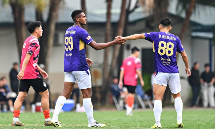 Hà Nội giành chiến thắng đậm trước đội bóng của thầy Park