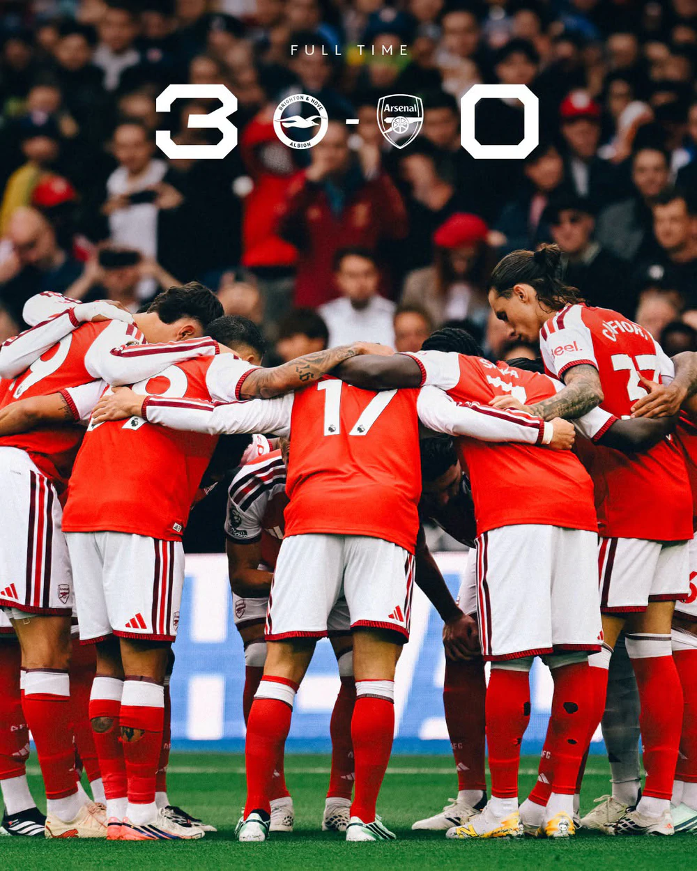Arsenal thua tan nát trên sân Brighton, HLV Arteta nói gì? - Ảnh 1. Arsenal thua tan nát trên sân Brighton, HLV Arteta nói gì? - Ảnh 1.