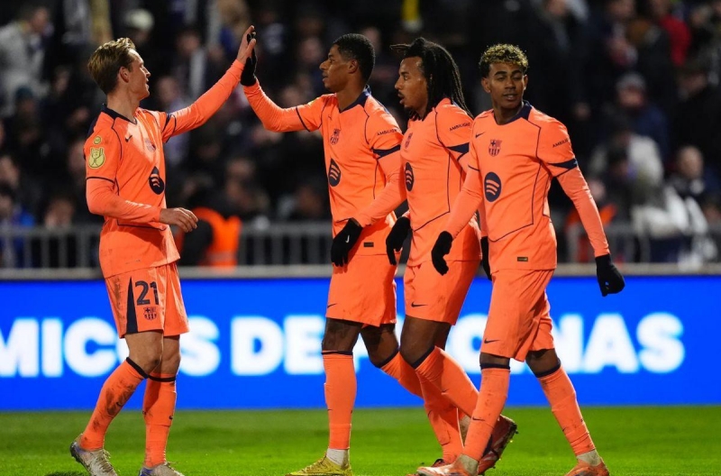 巴萨击败三级联赛球队,晋级国王杯16强