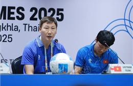 Coach Kim Sang Sik hopes for fairness from the referees in the final match against U22 Thailand.