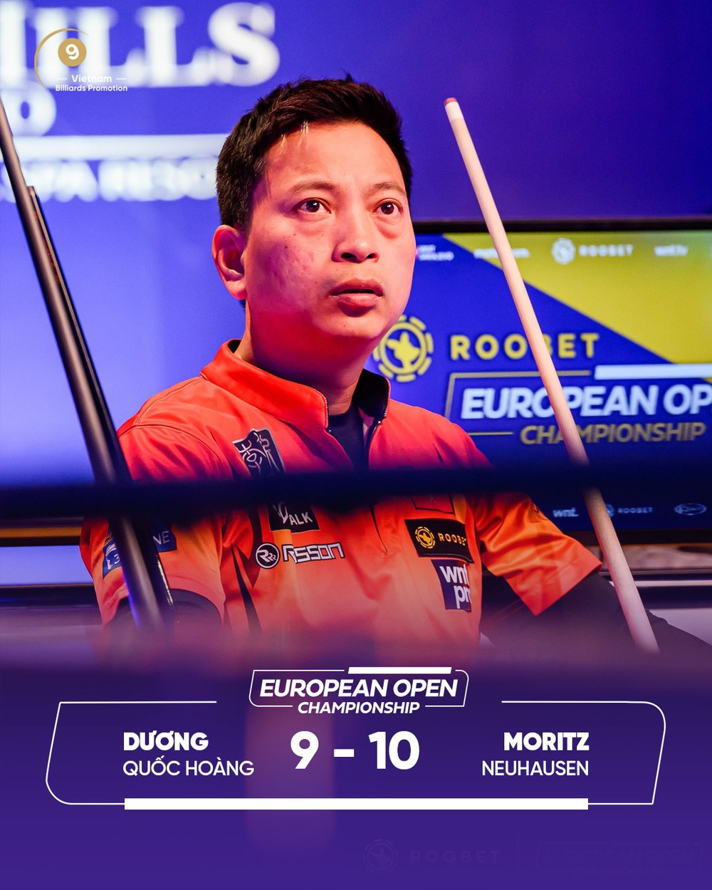 Dương Quốc Hoàng dừng bước cực kỳ tiếc nuối ở giải đấu châu Âu có tiền thưởng hơn 1 tỷ đồng - Ảnh 1.