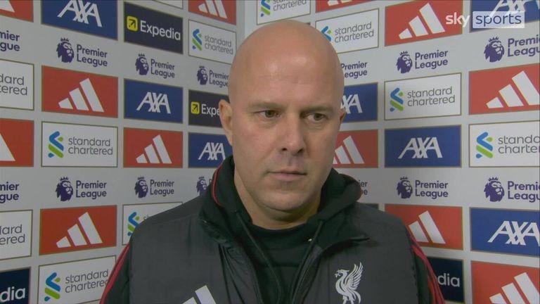 Arne Slot: 'Liverpool needed luck to avoid defeat'