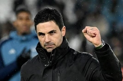 Manager Arteta: 'Arsenal is capable of dining at the same table with Europe's giants'