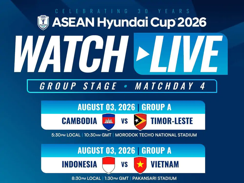 Lịch thi đấu ASEAN Cup 2026 hôm nay 3/8 - Ảnh 1. Lịch thi đấu ASEAN Cup 2026 hôm nay 3/8 - Ảnh 1.