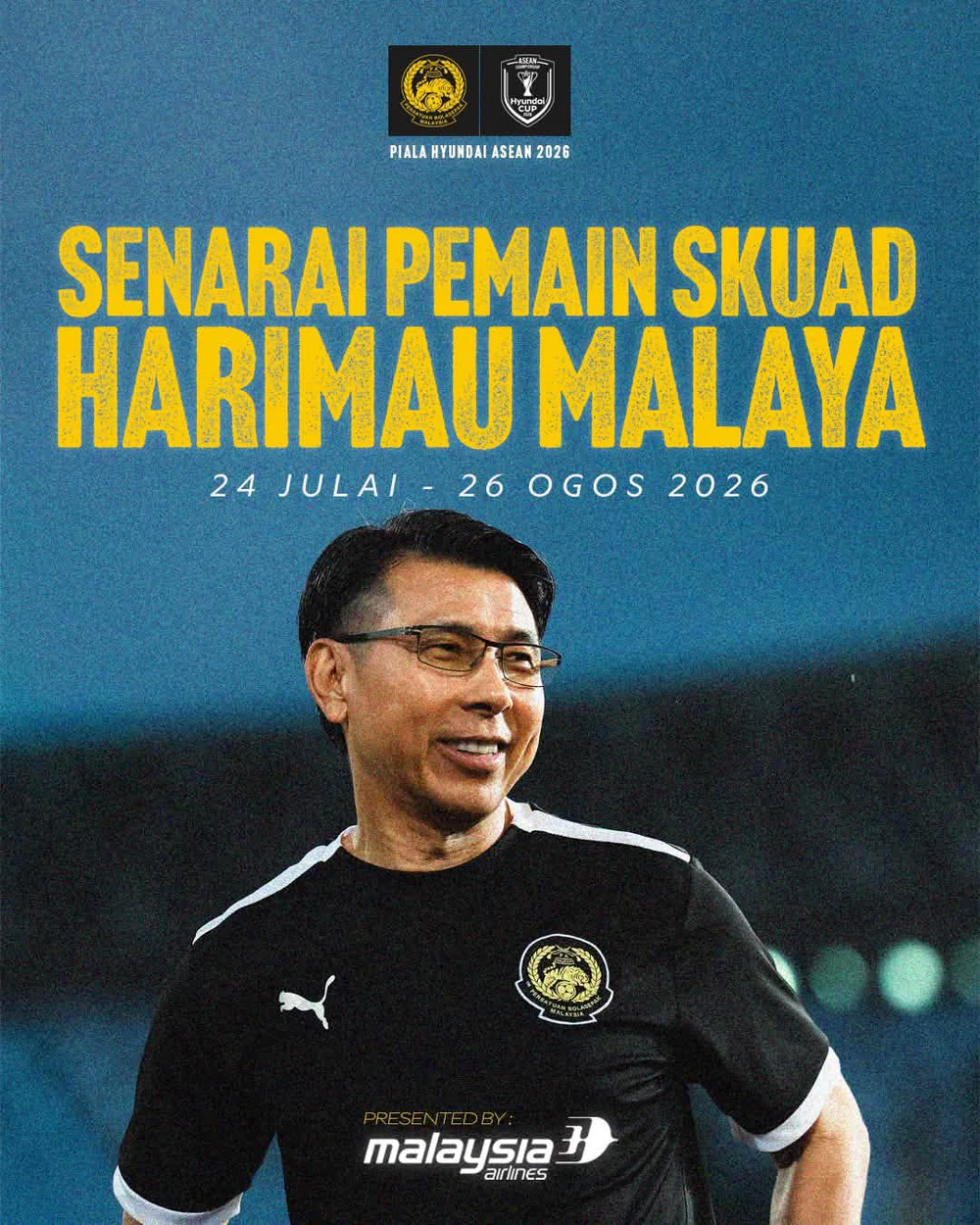 Malaysia công bố danh sách 26 cầu thủ chuẩn bị cho Asean Cup 2026 - Ảnh 1. Malaysia công bố danh sách 26 cầu thủ chuẩn bị cho Asean Cup 2026 - Ảnh 1.