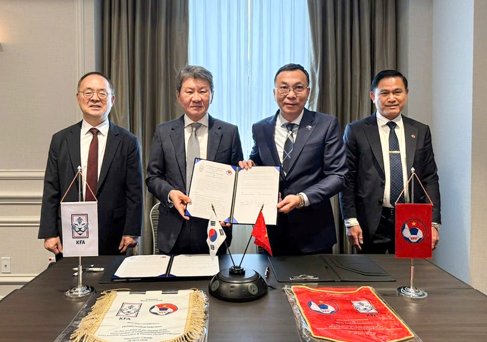 Bóng đá Việt Nam và Hàn Quốc hợp tác, nhiều cơ hội được mở ra - Ảnh 1.