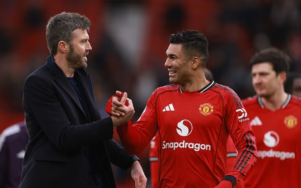 The legendary captain of MU opposes appointing Carrick to lead Man United long-term